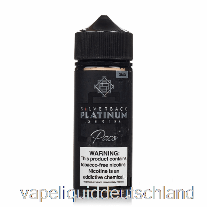 Paco - Silverback Platinum Series - 120 Ml 0 Mg Vape Deutschland
